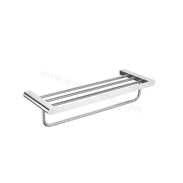 886003 SUS304 Towel Rack with Shelf