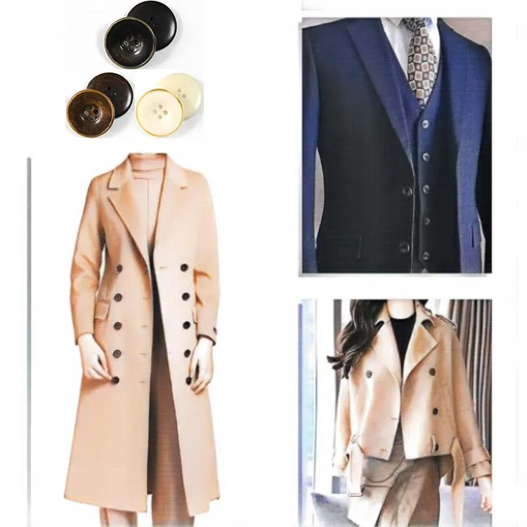 Natuurlijke Corozo Nut Suit-knoppen Natuurlijke Corozo Nut Suit-knoppen