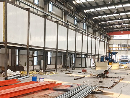 The Production Line is Being Installed The Production Line is Being Installed