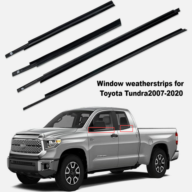 Window Weatherstrip for Tundra 2007-2020 Double Cab Window Weatherstrip for Tundra 2007-2020 Double Cab