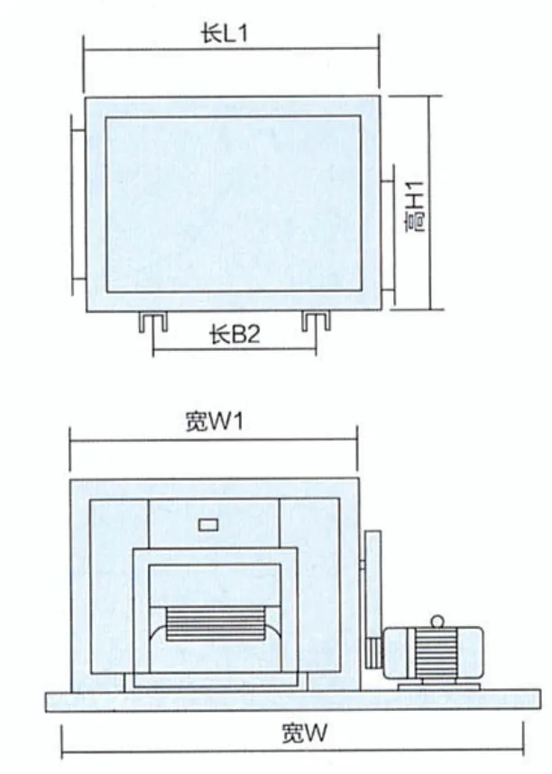 Quạt ly tâm chữa cháy hai tốc độ HTFC-II Quạt ly tâm chữa cháy hai tốc độ HTFC-II