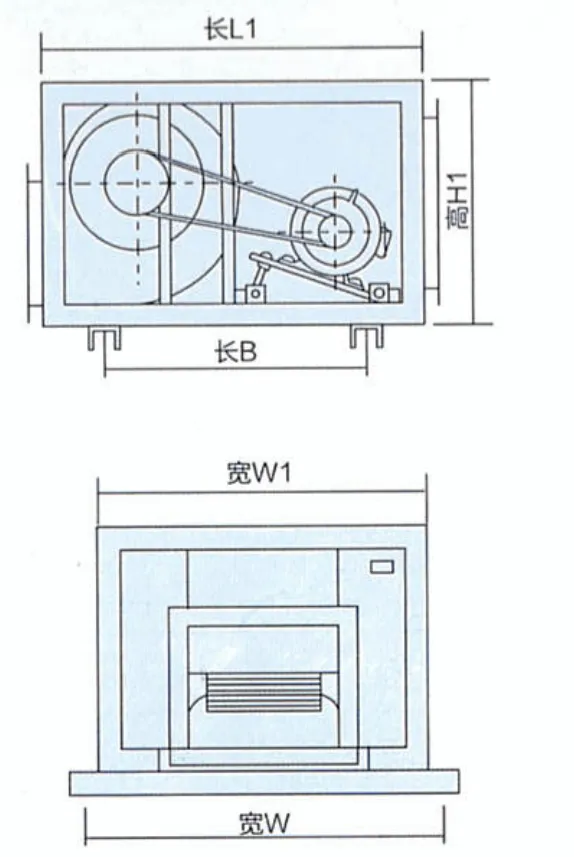 Quạt ly tâm chữa cháy hai tốc độ HTFC-II Quạt ly tâm chữa cháy hai tốc độ HTFC-II