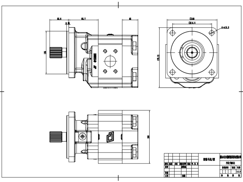 Cast Iron Motors – PGM051 Series Cast Iron Motors – PGM051 Series