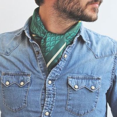 Men's scarves: the style between the necks-[Handsome tie]