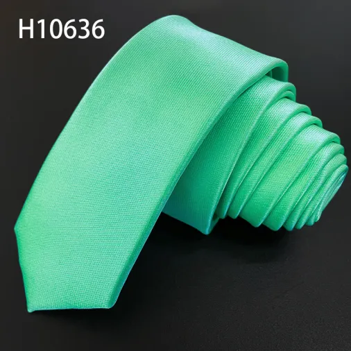 Wholesale satin colorful polyeser men fashion ties for business