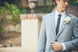 How to match a gray suit with a tie-[Handsome tie]