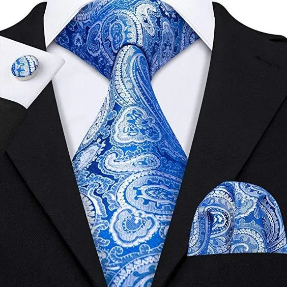 The first choice of tie for calm people - blue tie-[Handsome tie]