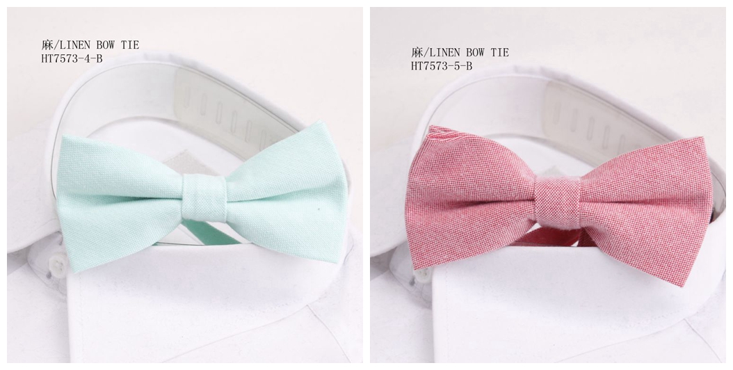 Custom classic colorful pre tied satin bow