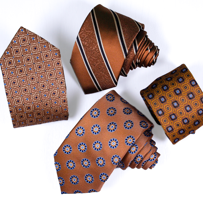 Custom luxury mens polyester classic designs neckties slim cheap fashion