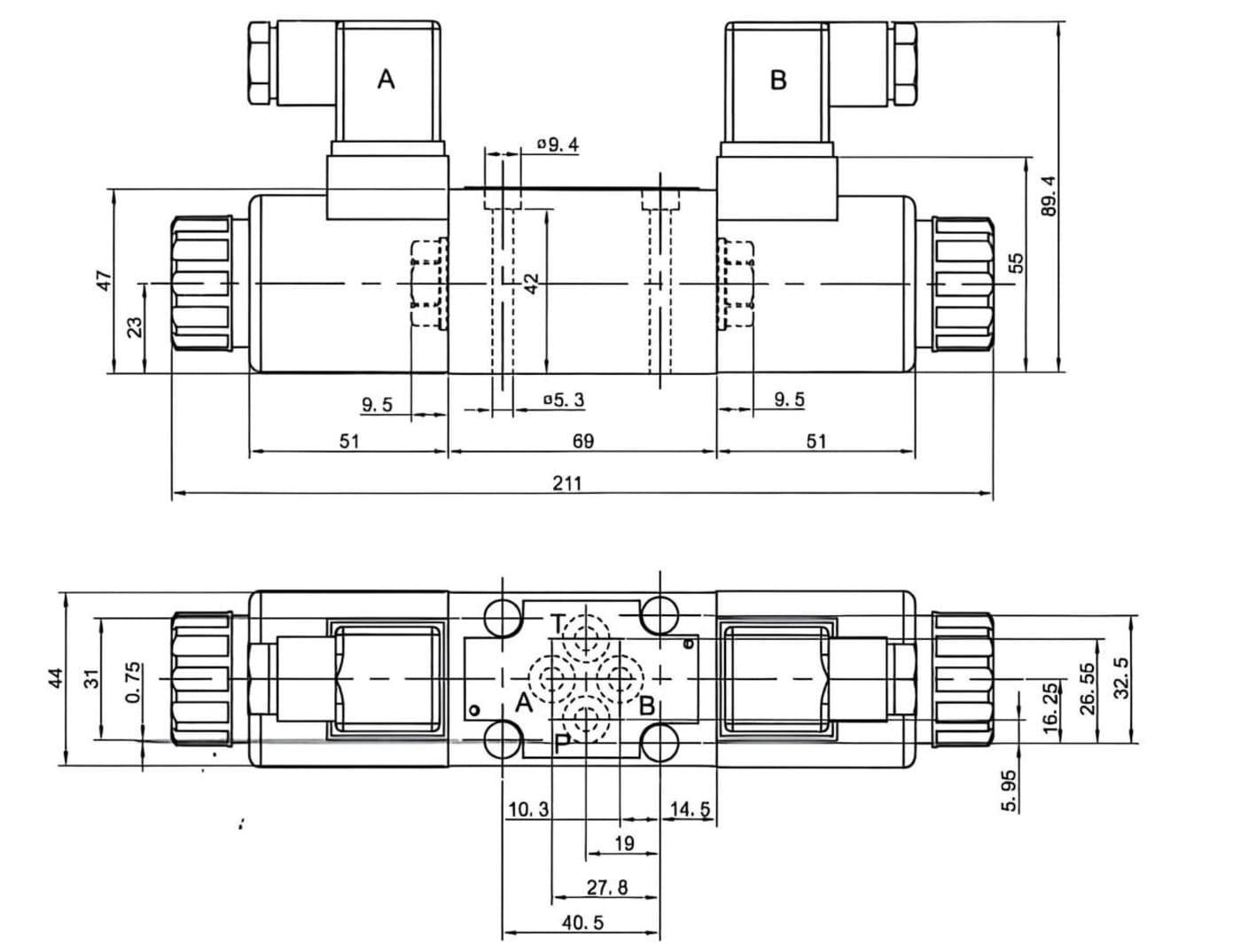 WE6E6 Hydraulic Fluid Control Solenoid Valve WE6E6 Hydraulic Fluid Control Solenoid Valve