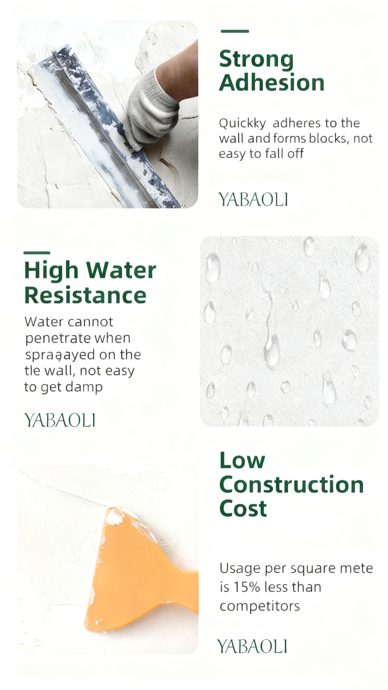 Mastic résistant à l'eau pour murs intérieurs Mastic résistant à l'eau pour murs intérieurs