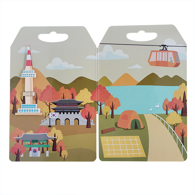 Gioco delle stagioni pop-up della Corea in autunno Gioco delle stagioni pop-up della Corea in autunno