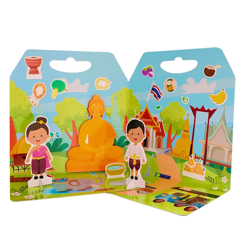 Thailandia in estate Pop Up Seasons Libro di adesivi del gioco Thailandia in estate Pop Up Seasons Libro di adesivi del gioco