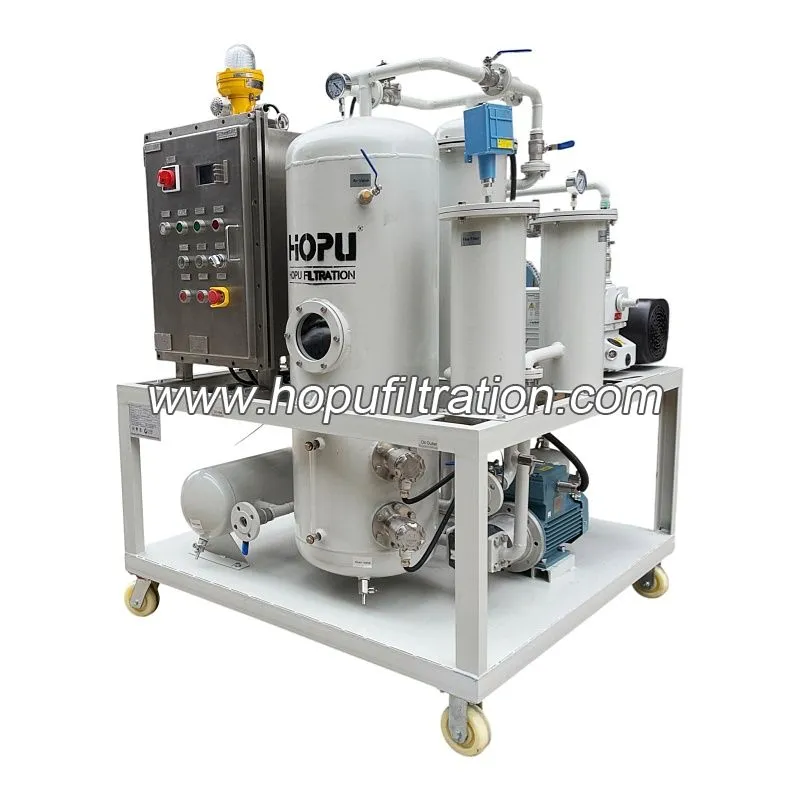Purificateur d’huile lubrifiant pare-explosion IECEX Purificateur d’huile lubrifiant pare-explosion IECEX