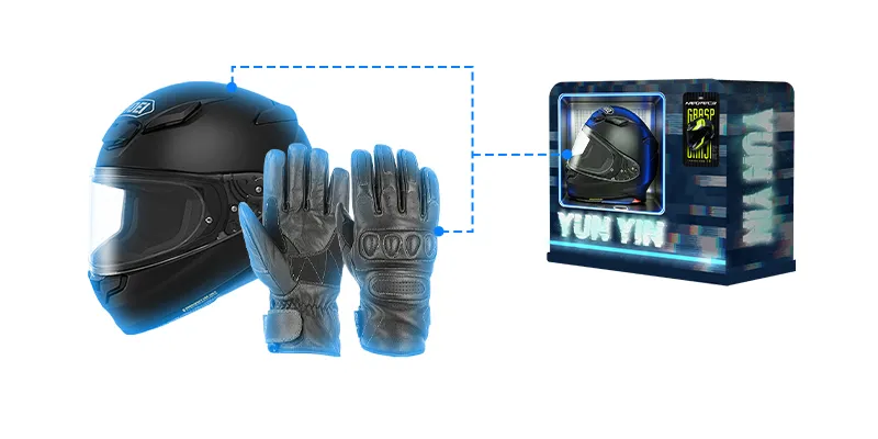 Mesin Penjagaan Helmet Desktop Yunyin