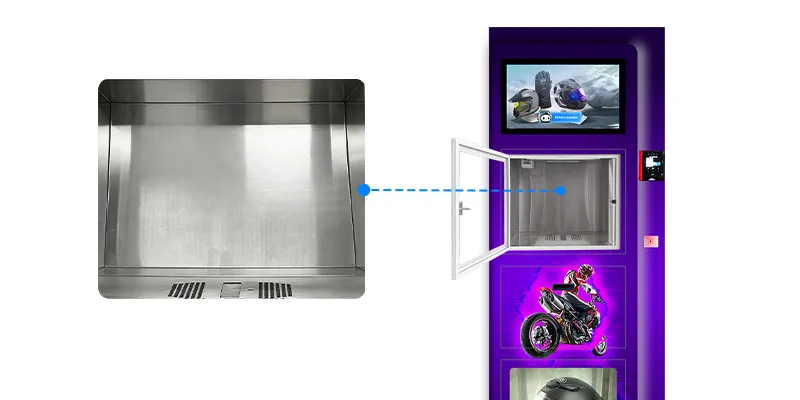 Mesin Penjagaan Helmet Dual Chambers