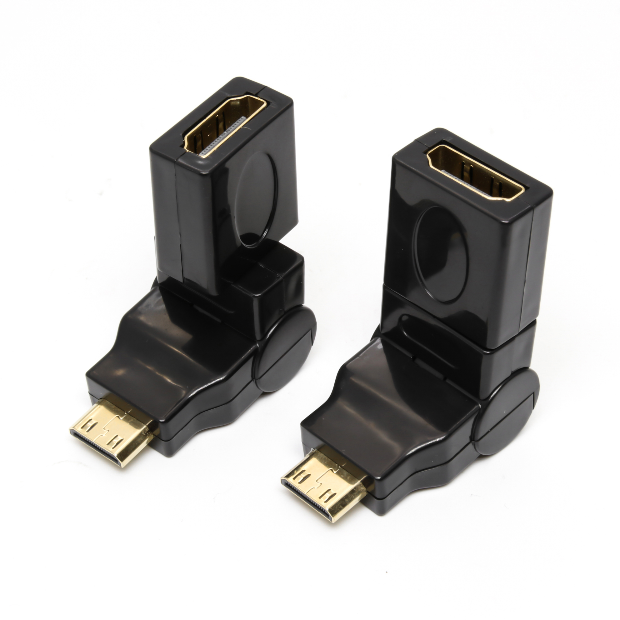 HDMI C Male To A Female Adapter 360 Degree