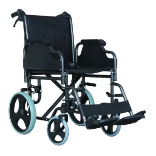 Transport steel manual wheelchair