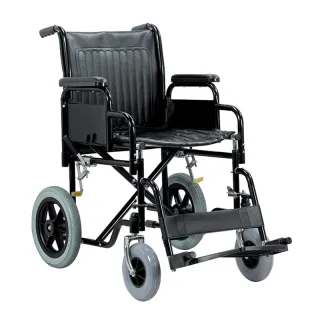 Transport steel manual wheelchair