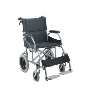 Manual transport aluminum wheelchair