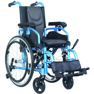 Foldable aluminum children wheelchair