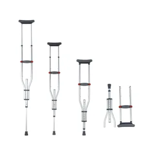Aluminum crutches for disability