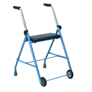 Aluminum walker with wheels for disability