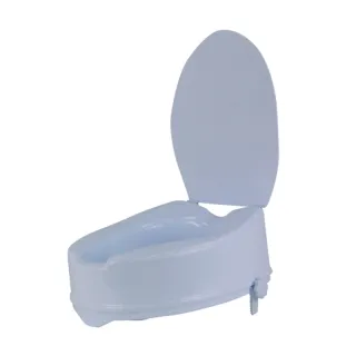 Raised toilet seat for toilet
