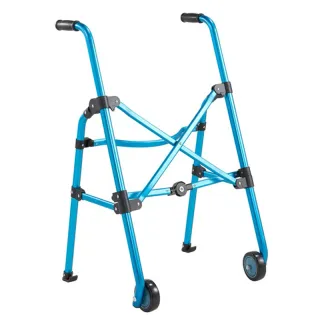 Aluminum walker with wheels for disability