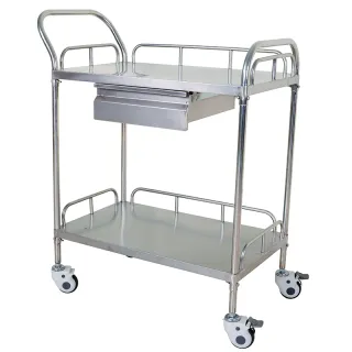 Hospital stainless steel instrument trolley K104STL