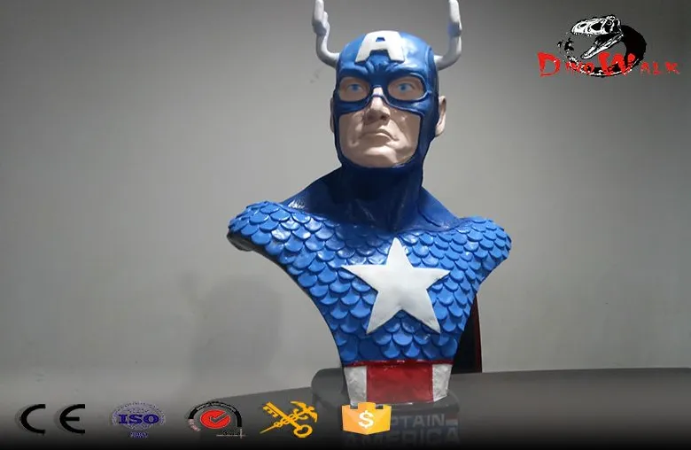 Captain America Sculpture Display Captain America Sculpture Display