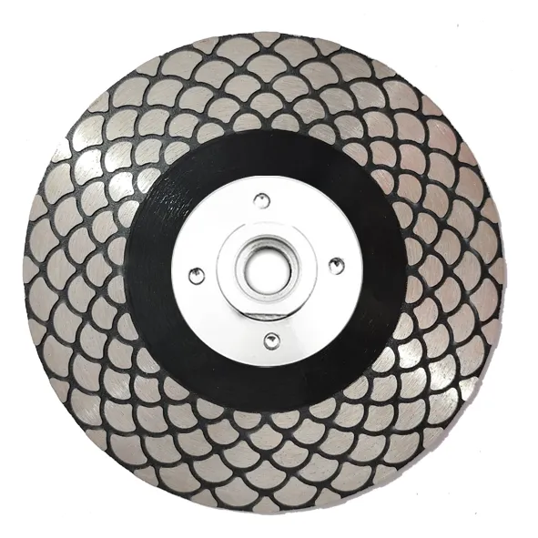 Double side mesh Turbo Saw Blade-Cut & Edge Cut for Porcelain