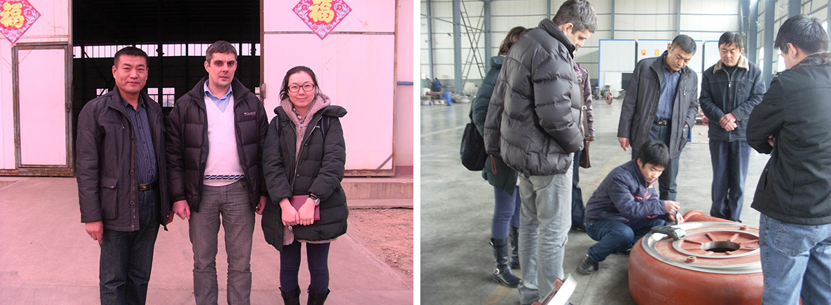 Russian customers visit Russian customers visit