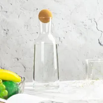 Glass Carafe with Ball Cork Lid