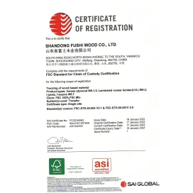 FSC Certificate of Registation