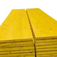 Шаблон трехслойной желтой опалубочной фанеры