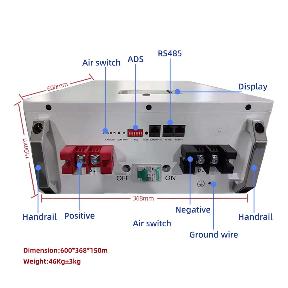 Wall Mount LifePO4 48V 100AH 5kwh Power Wall Lithium Battery home energy storage battery Wall Mount LifePO4 48V 100AH 5kwh Power Wall Lithium Battery home energy storage battery