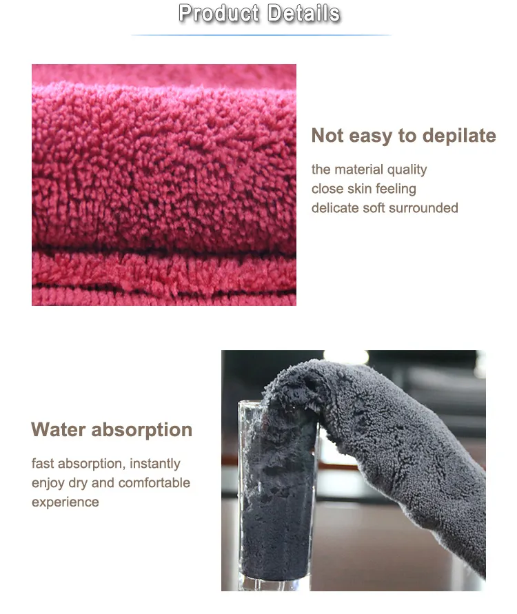 Microfibre Long-Short Pile Microfiber Towels