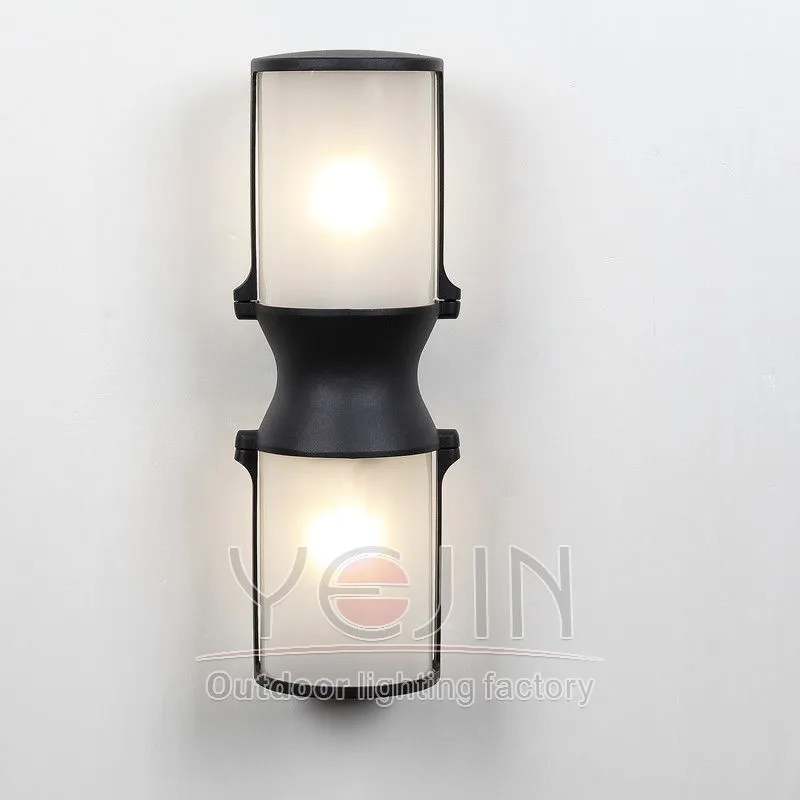 clear frosted glass shades wall light outdoor viewing light outside light