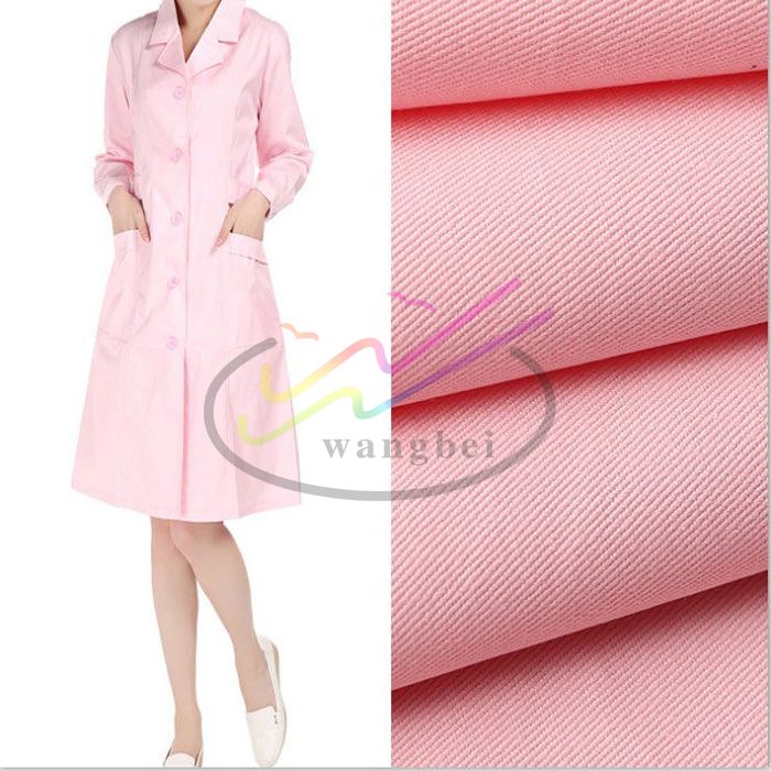 Polyester and cotton fabric for nurse doctor uniforms