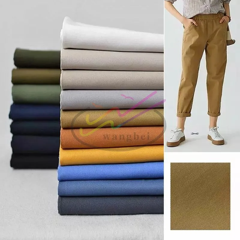 Tejido elástico 97% algodón 3% spandex para pantalones