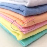 Dyed fleece flannel fabric for rag cloth