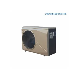 Heat pump pool heaters are rated by Btu output and horsepower (hp). Standard sizes include