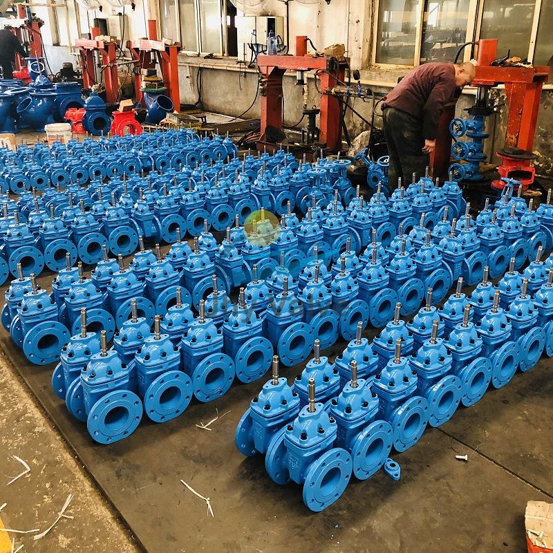 Válvula de compuerta de asiento resistente de hierro dúctil DIN 3352 F4 popular fabricada en China