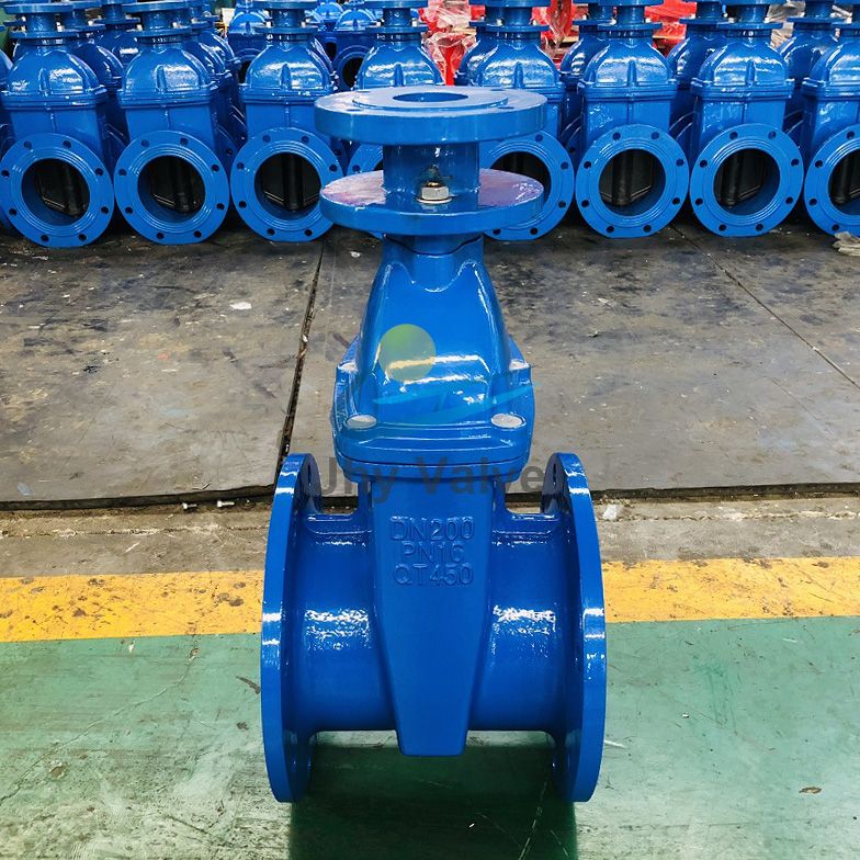 Gate Valve With Top Flange Plate For Electric Drive