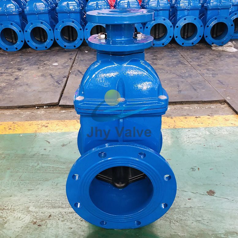 Gate Valve With Top Flange Plate For Electric Drive