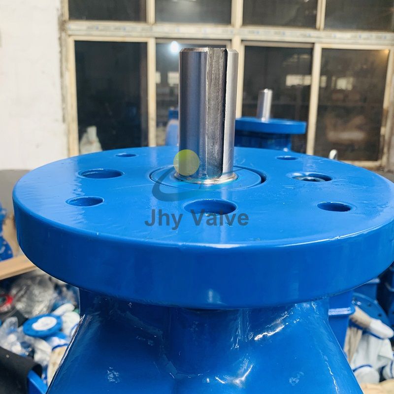 Electric Actuator Double Flange Rubber Seat Resilient Seat Gate Valve
