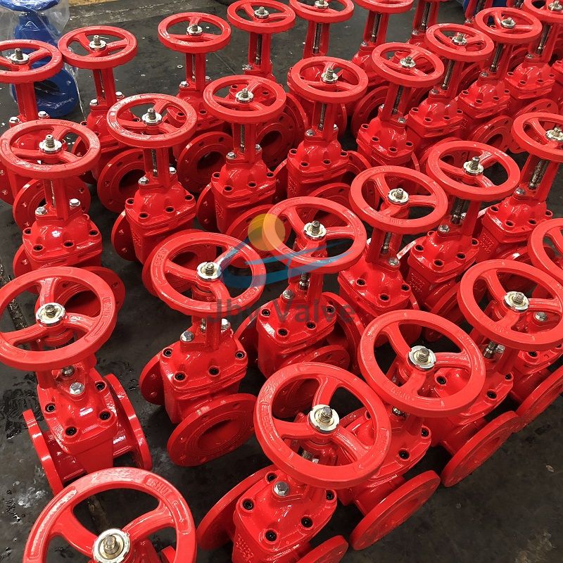 DIN OS&Y Resilient Seat Gate Valve For Fire