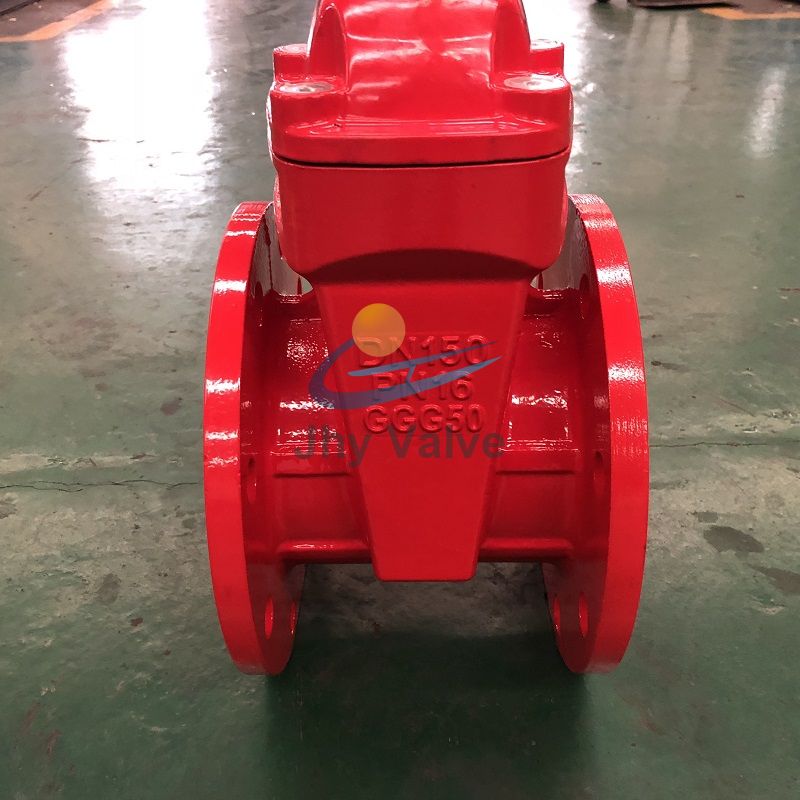 DIN OS&Y Resilient Seat Gate Valve For Fire