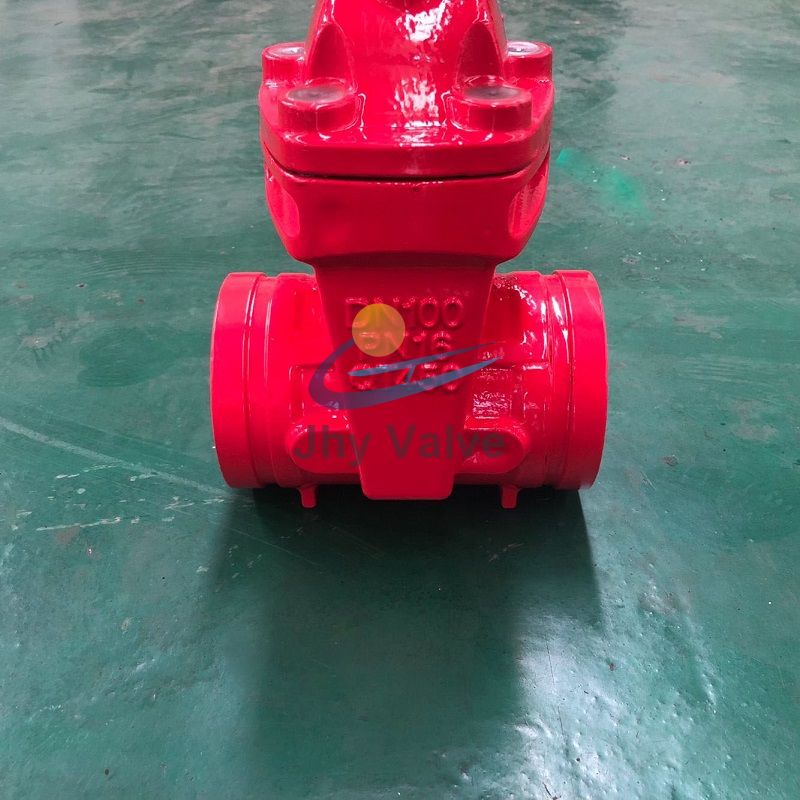 China Factory Price Cast Iron OS&Y Grooved Gate Valve For Fire Fighting